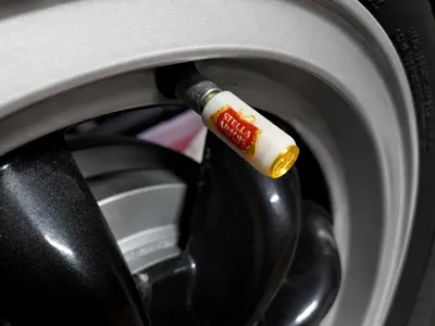 Stella Lager can tyre valve caps