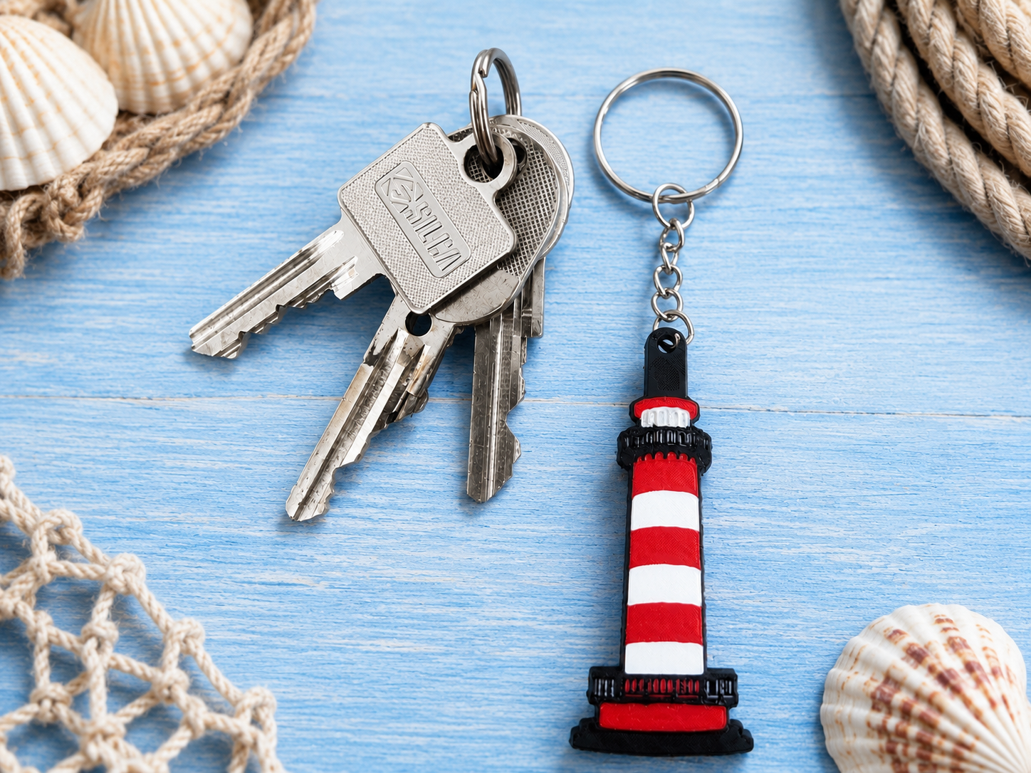 Lighthouse keychain
