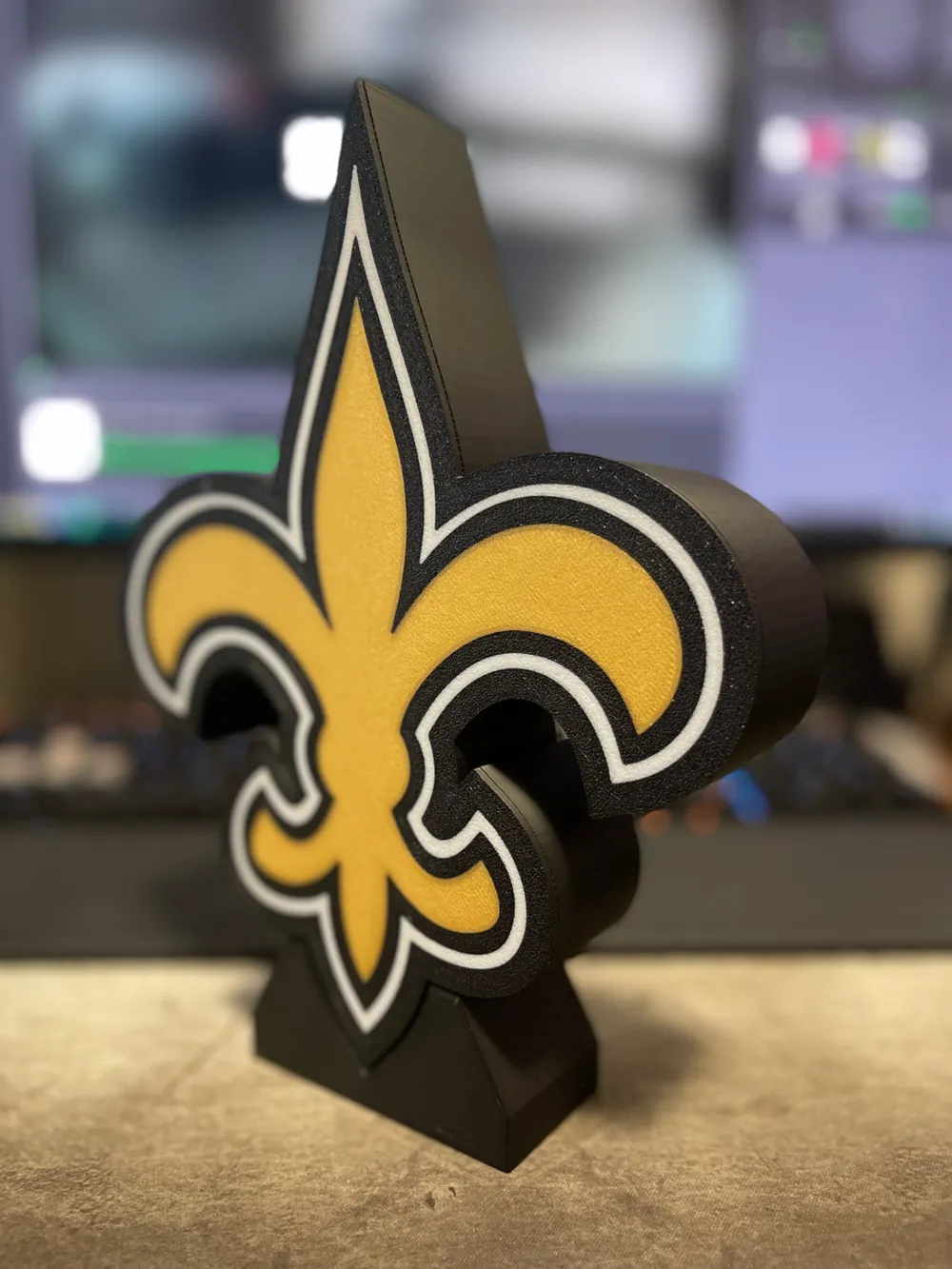 New Orleans Saints Lightbox by Shawn - MakerWorld