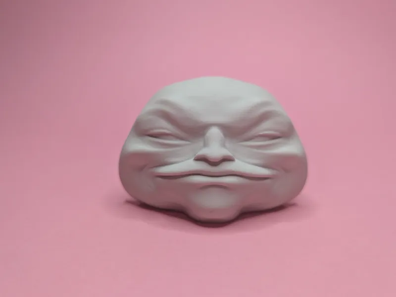 Smiling Buddha Fridge Magnet / Brooch