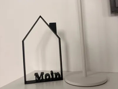 "Moin" House Frame – North German Table Decoration