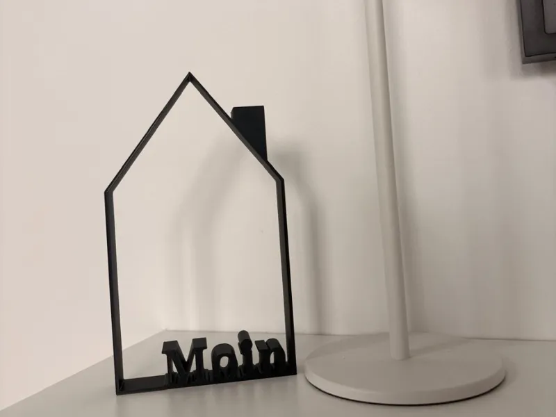 "Moin" House Frame – Norddeutsche Tischdeko
