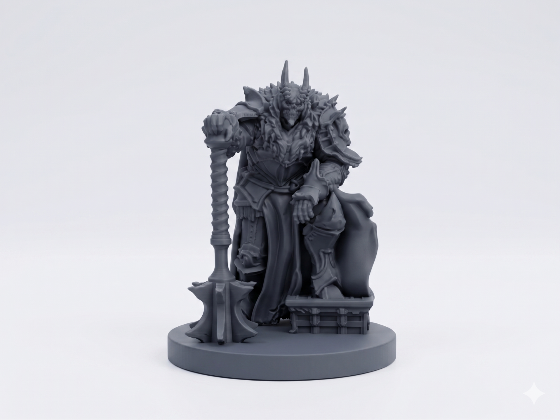 Doomguard Overlord – Dark Fantasy Knight Miniature