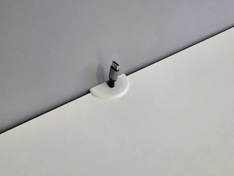 Cable stop for IKEA Headboard - Brimnes