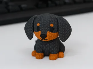 Knitted Dachshund