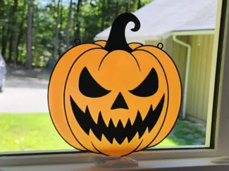 Pumpkin Window Decoration