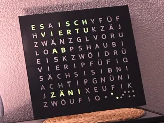 Wortuhr Bärndütsch