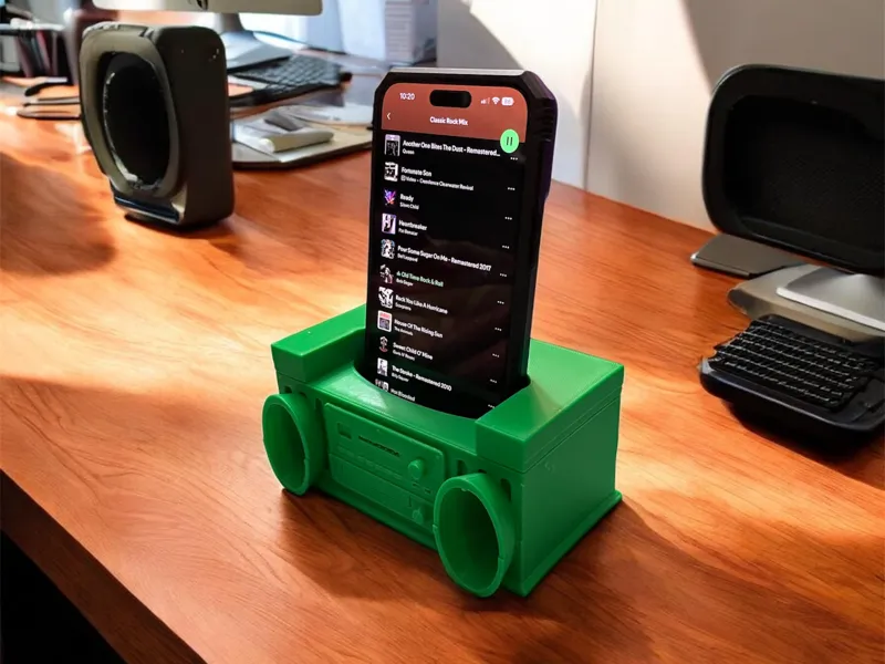 Phone speaker amplifier