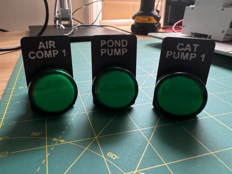 Legend Plates for 22mm Indicators & Switches
