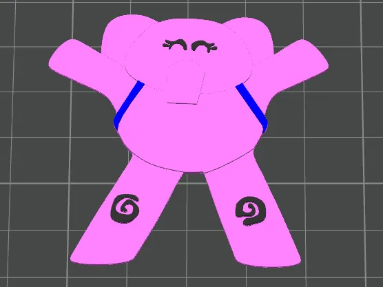 stiker de eli personaje de la serie pocoyo