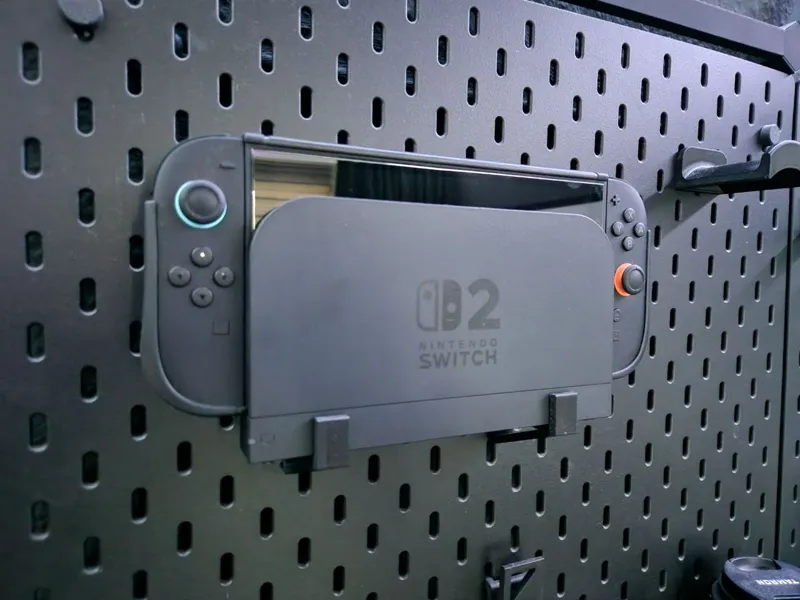 IKEA Skadis + Wall Nintendo Switch 1 und 2 Dock