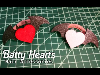 Batty Hearts - Hair accessory 