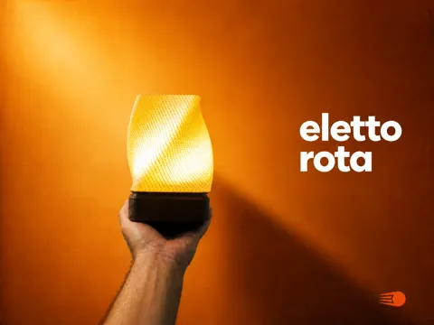 Accesorio de iluminación decorativa: Eletto Rota Table Lamp — referencia de MakerWorld