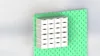 3mm pegboard compatible B-type drawer set (3 drawers, 2 brackets, 6 limit pins)