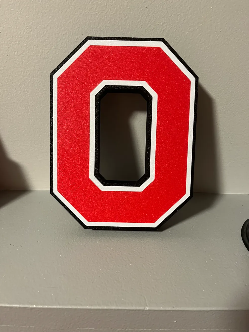 Ohio State Buckeyes Block O Sign by CF3D Designs - MakerWorld