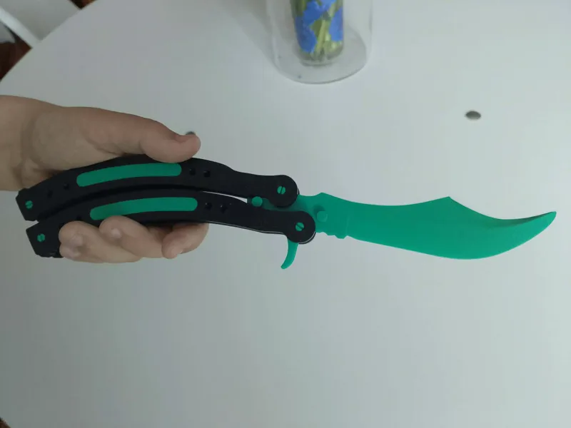 Butterfly Blue Steel | SC2 Butterfly Knife