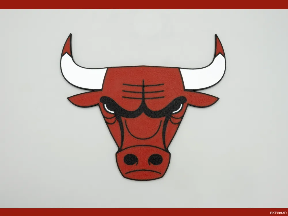Chicago Bulls Plaque Multi-Color by bkprint3d - MakerWorld