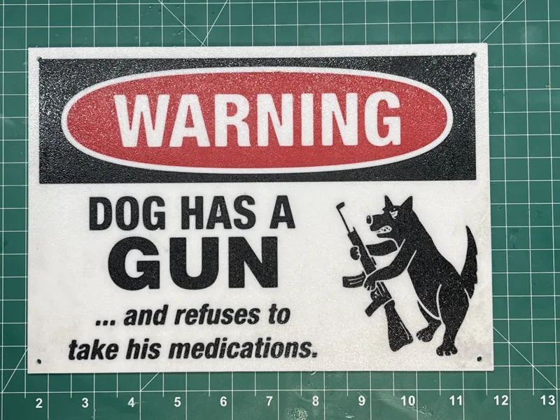 Funny Dog Sign