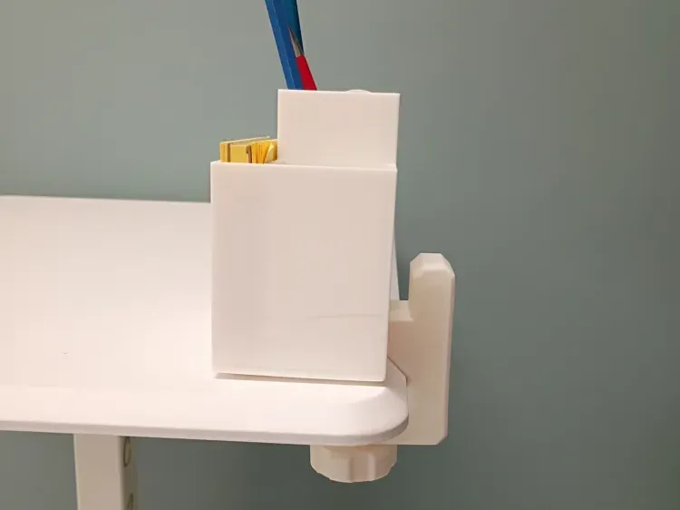 Clamp on Organizer for Rolling Lectern