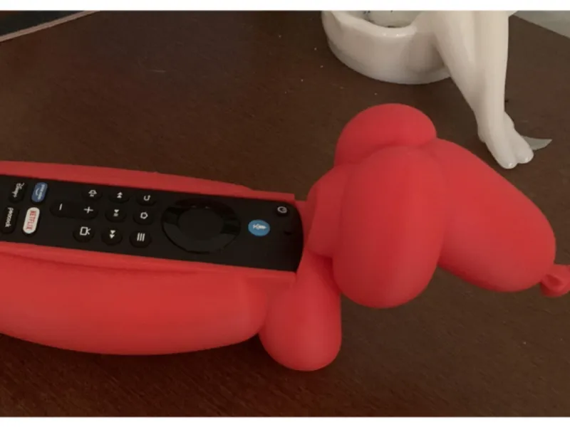 Firestick remote holder-remix-balloon dog