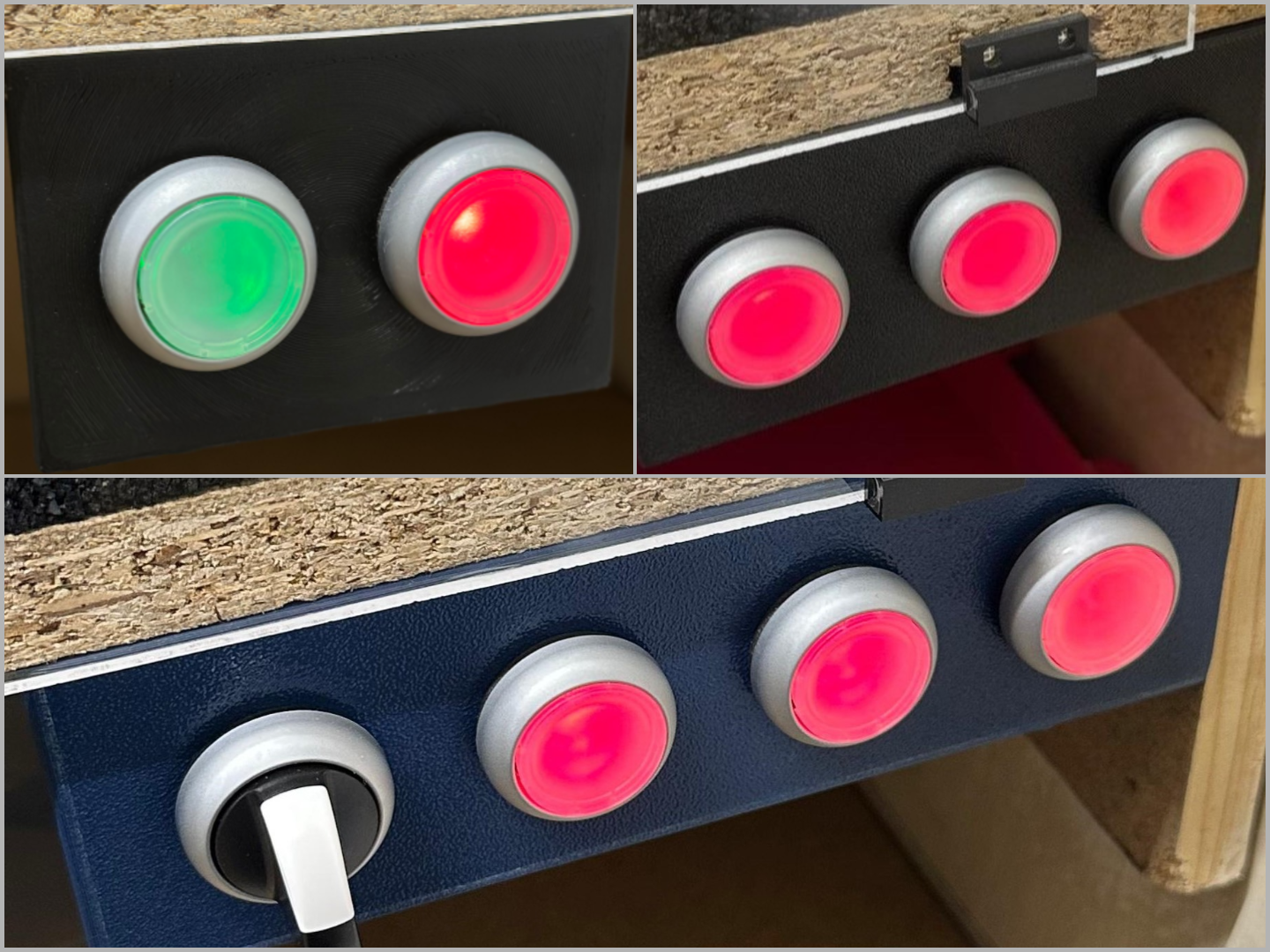 Eaton button/switch mount
