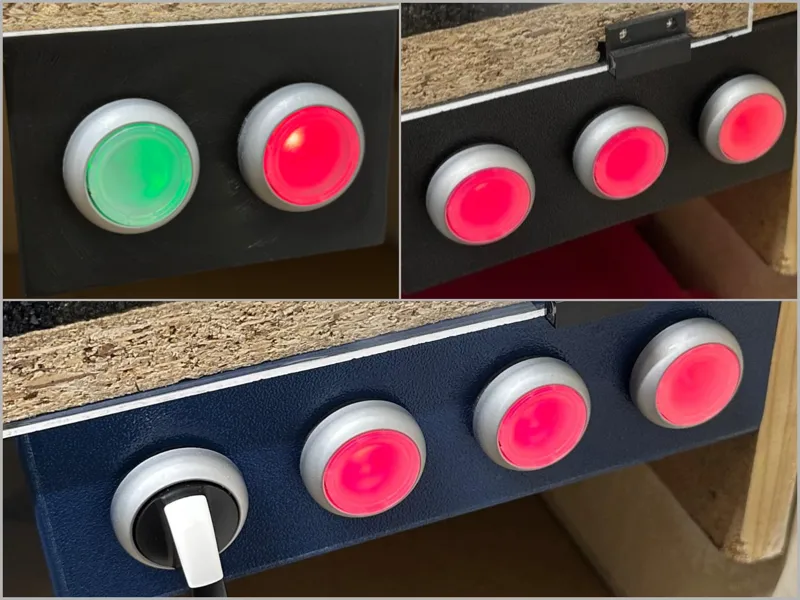 Eaton button/switch mount