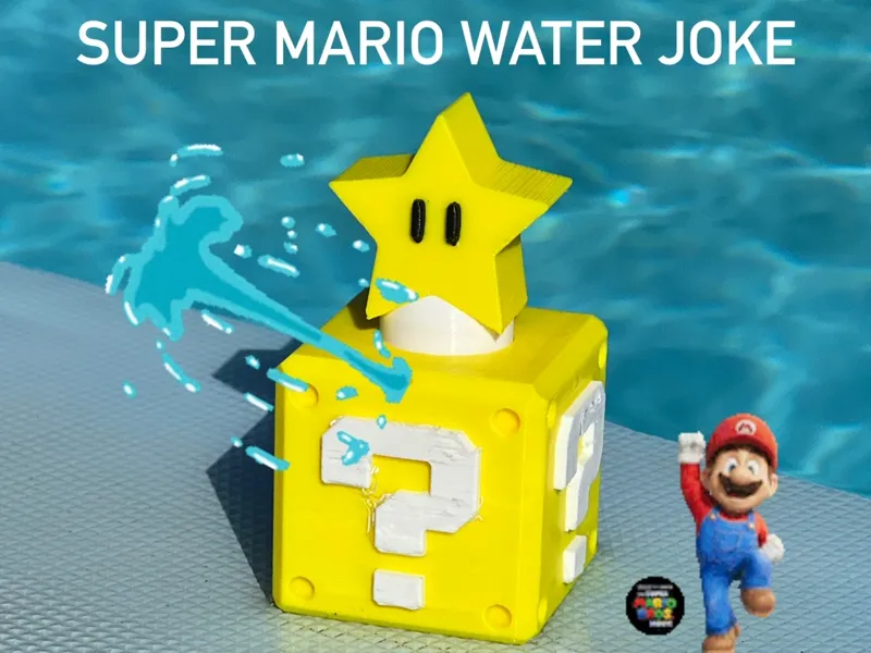 Super Mario Water Joke Star box