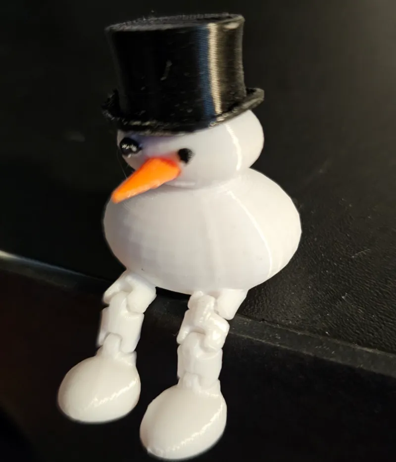 Snowman with legs