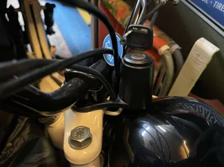 Tomos Ignition lock mount