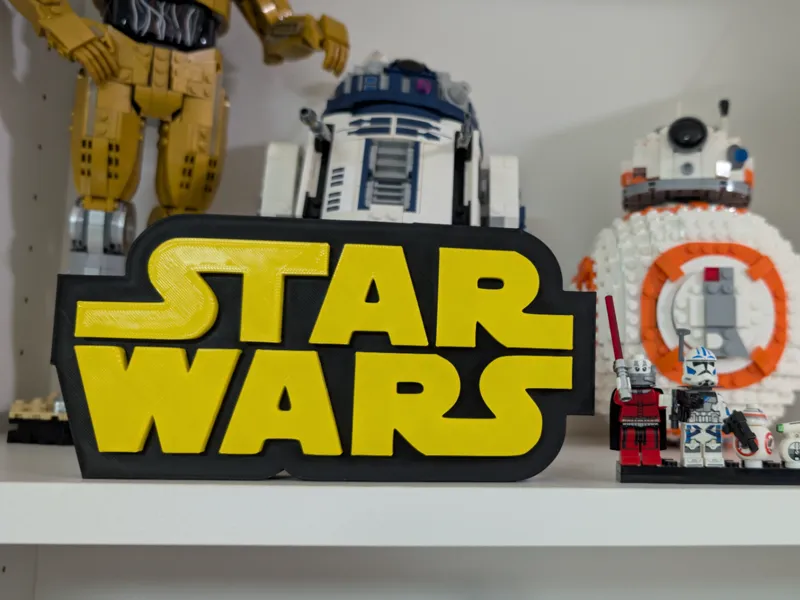 Star wars logo sign