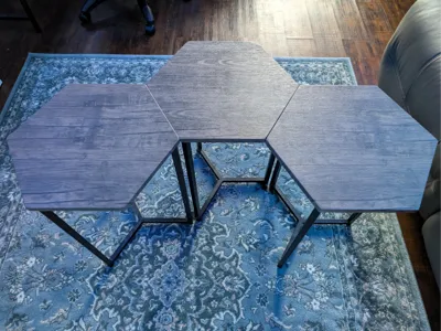 Mounting Brackets for The Brick's Cleo Hex Table