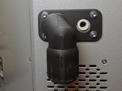 Carvera Air adapter suction / Adapter Absaugung 