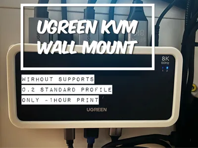 UGREEN Displayport KVM Switch Wall Mount