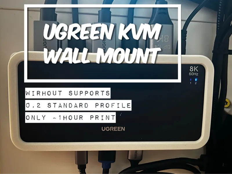 UGREEN Displayport KVM Switch Wandhalterung Mount