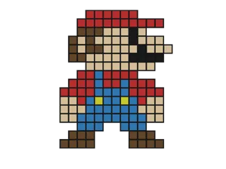 Mario Pixel Puzzlepuzz