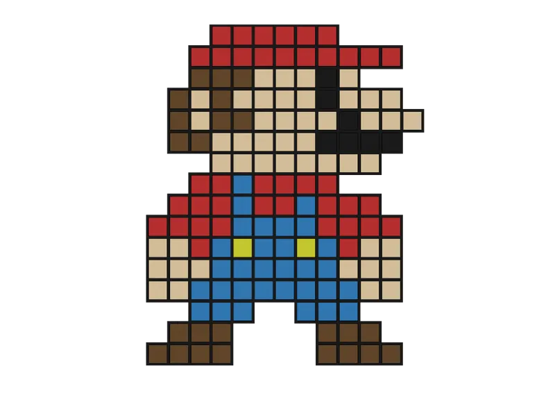 Mario Pixel Puzzlepuzz