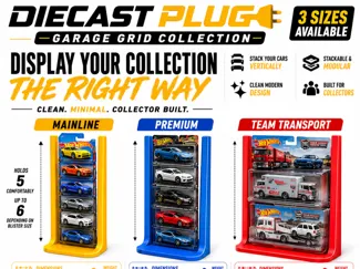5 Car Mainline, Premium & Transport Stand
