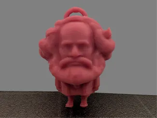 Karl Marx Keychain