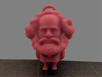 Karl Marx Keychain