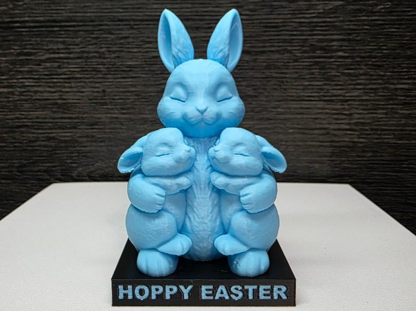 Hoppy Easter  Momma and her Baby Bunnies