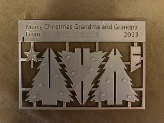 Bambu Studio Editable Christmas Card