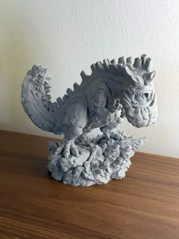 Escenografía en miniatura: Uragaan - Monster Hunter Diorama #039 — vista de referencia 2
