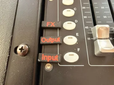 Magnetic Mixer Console Signs Soundmixer Signs