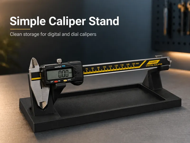 Simple caliper stand