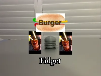 Magnetic Burger Fidget