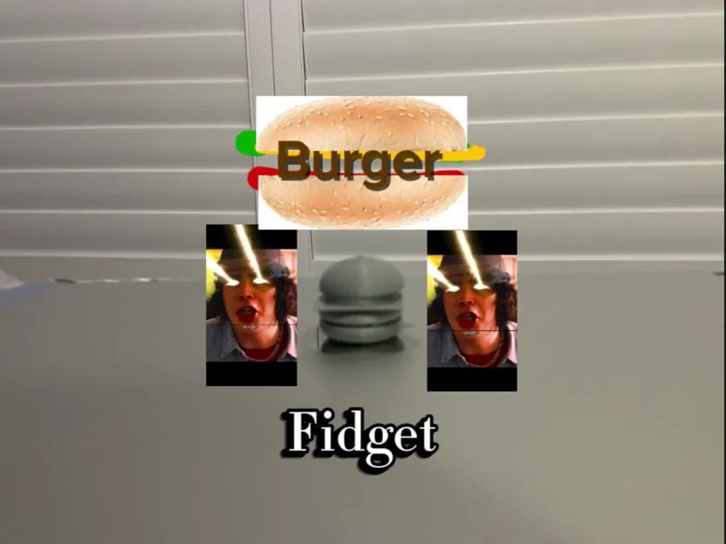 Magnetic Burger Fidget