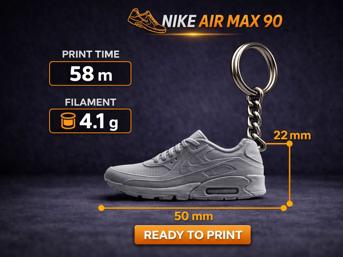 Keychain Nike Air Max 90