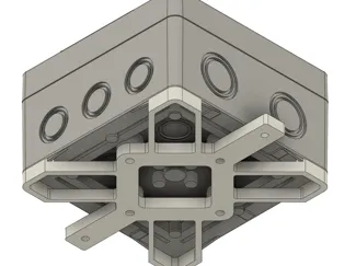 Abox 100 holder with external screws