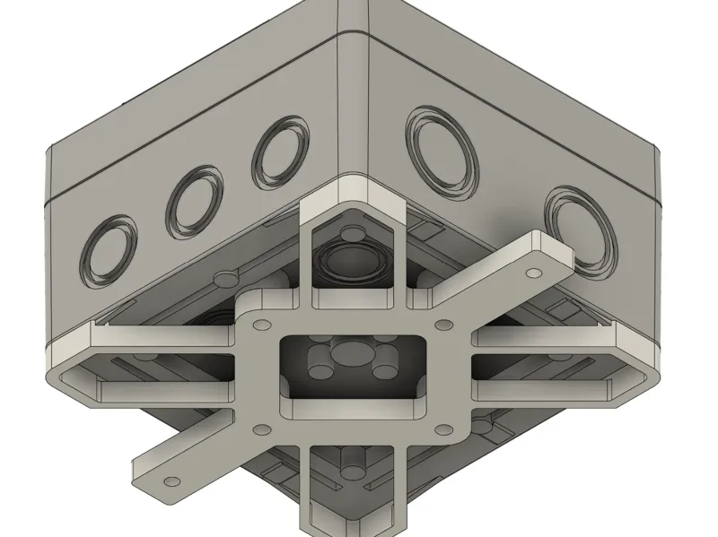 Abox 100 holder with external screws