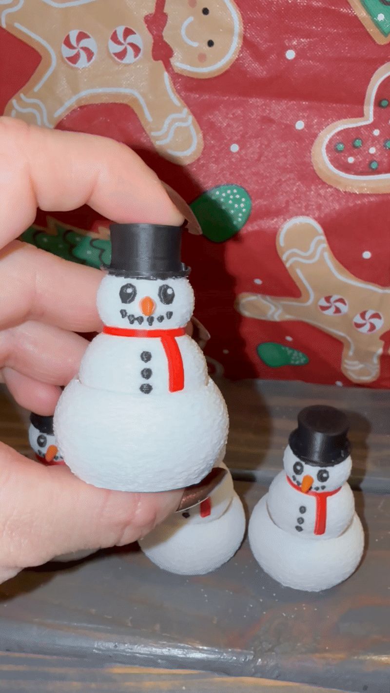 Snowman Fidget Clicker